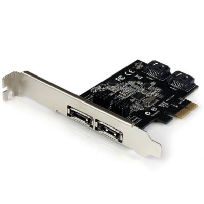 2 Port PCIe SATA eSATA Controller Card
