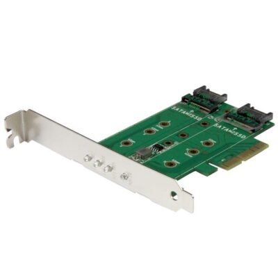 M.2 SSD Card 1x PCIe NVMe 2x SATA M.2
