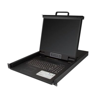 8 Port 1U 19in Rack Mount KVM Console