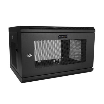6U Wall Mount Rack Cabinet 16.9in Deep