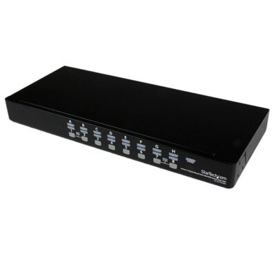 16 Port 1U Rack Mount USB OSD KVM Switch
