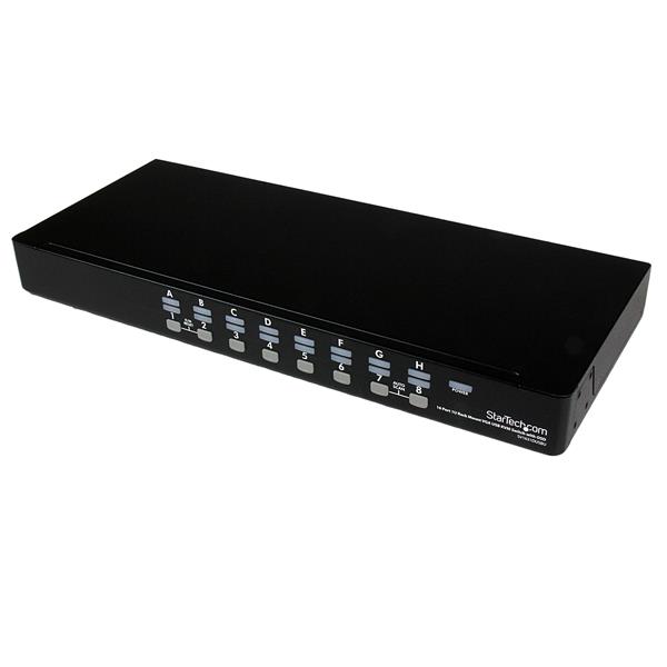 16 Port 1U Rack Mount USB OSD KVM Switch