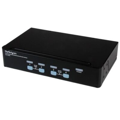 4PT RM USB KVM Switch with Audio USB Hub