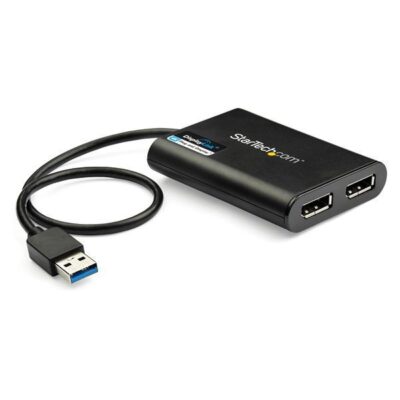 USB to Dual DisplayPort 4K 60Hz Adapter