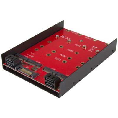 4x M.2 NGFF to 3.5in SATA Adapter
