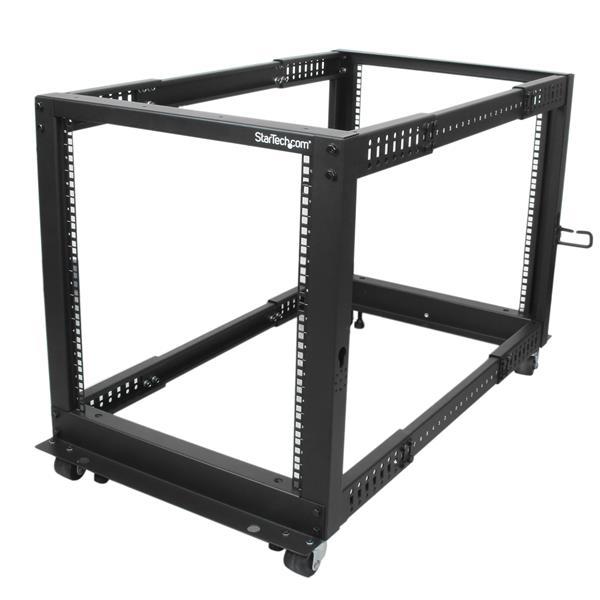 12U Open Frame 4 Post Server Rack
