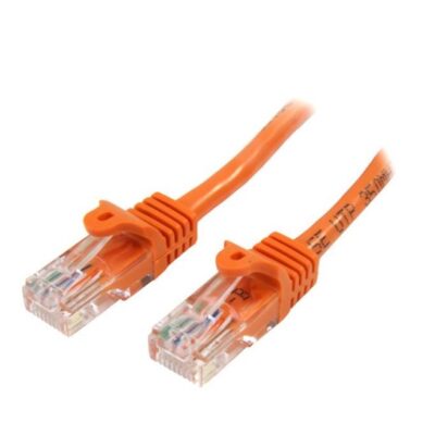 2m Orange Cat5e Snagless RJ45 Cable