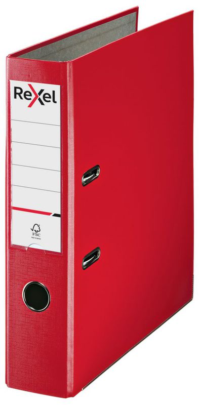 Rexel LAF ECO A4 PP 75mm Red BX10