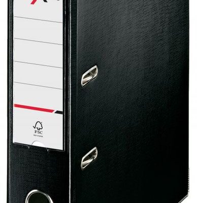 Rexel LAF ECO A4 PP 75mm Black BX10