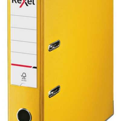 Rexel LAF ECO A4 PP 75mm Yellow BX10