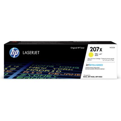 HP W2212X 207X YELLOW TONER 2.45K