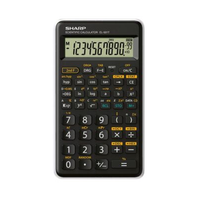 Sharp EL501 Scientific Calc BK/WH