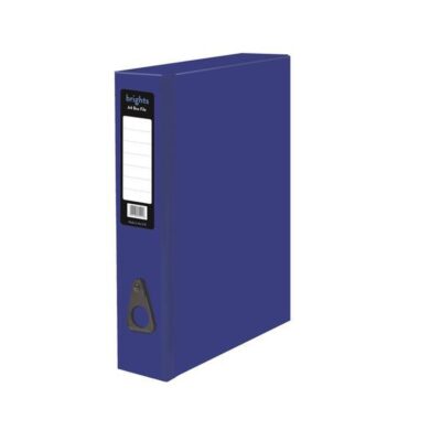 Pukka Brights Box File FS Blue BX10
