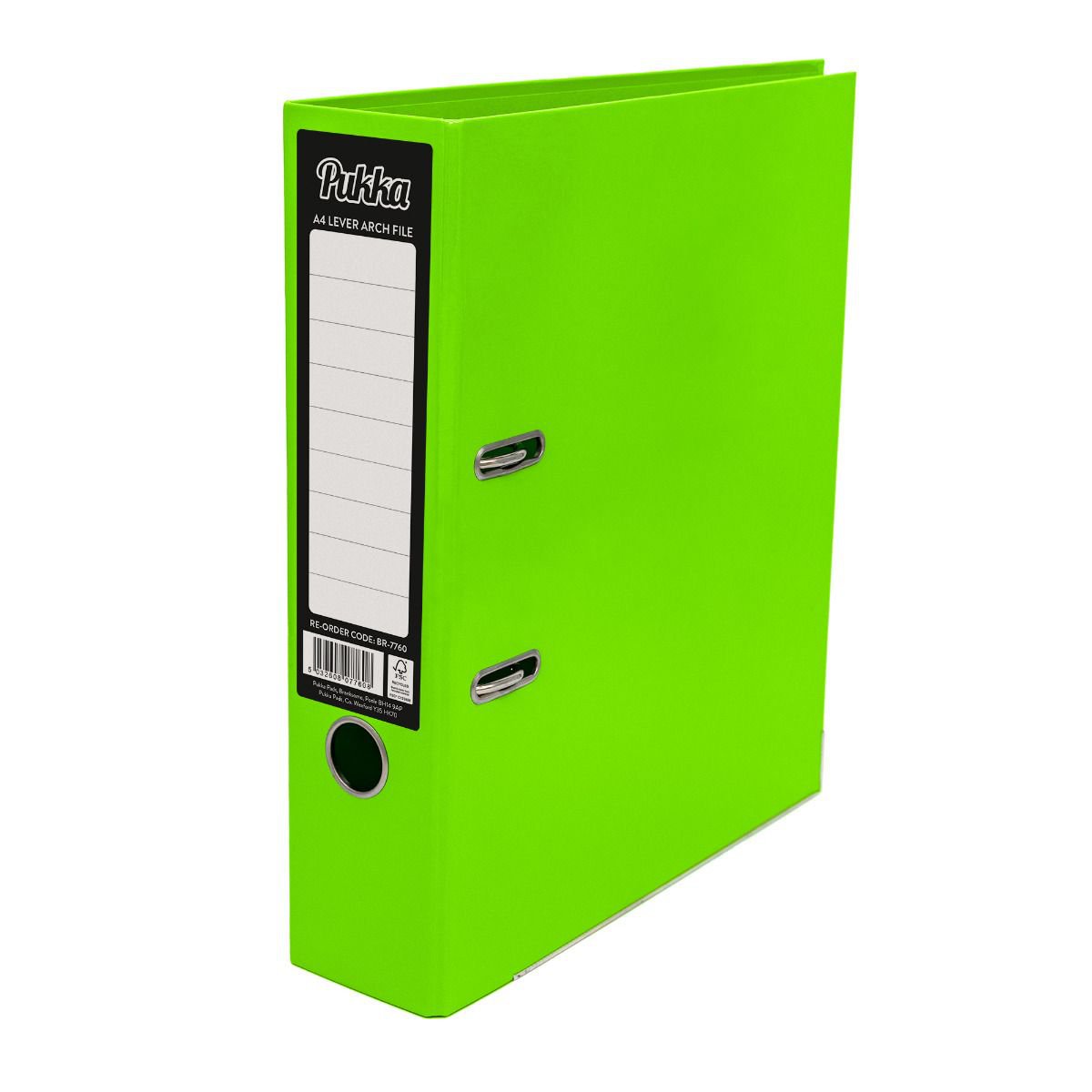 Pukka Brights LAF A4 Green BX10