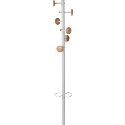Alba Music Coat Stand Wood White