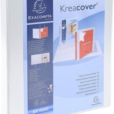 Exa Pres Binder A4 4R WH PK10