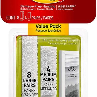 Command Pic Hang Strips Value Pack L