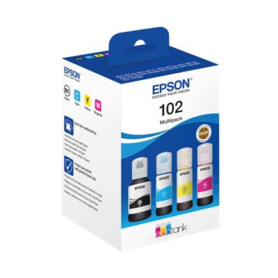 EPSON 102 ECOTANK 4 COLOUR PACK INK CART
