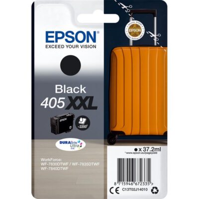 EPSON 405XXL BLACK INK CART 37.2ML