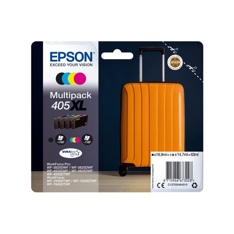 EPSON 405XL MULT PK BK CMY INK CAR 63ML