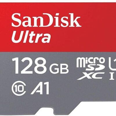 128GB Ultra CL10 MicroSDXC and Adapter