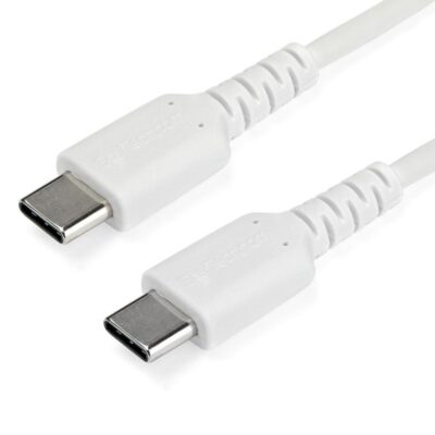 1m White USB C Fast and Sync Cable