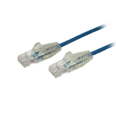 2m Blue Slim CAT6 Snagless RJ45 Cable