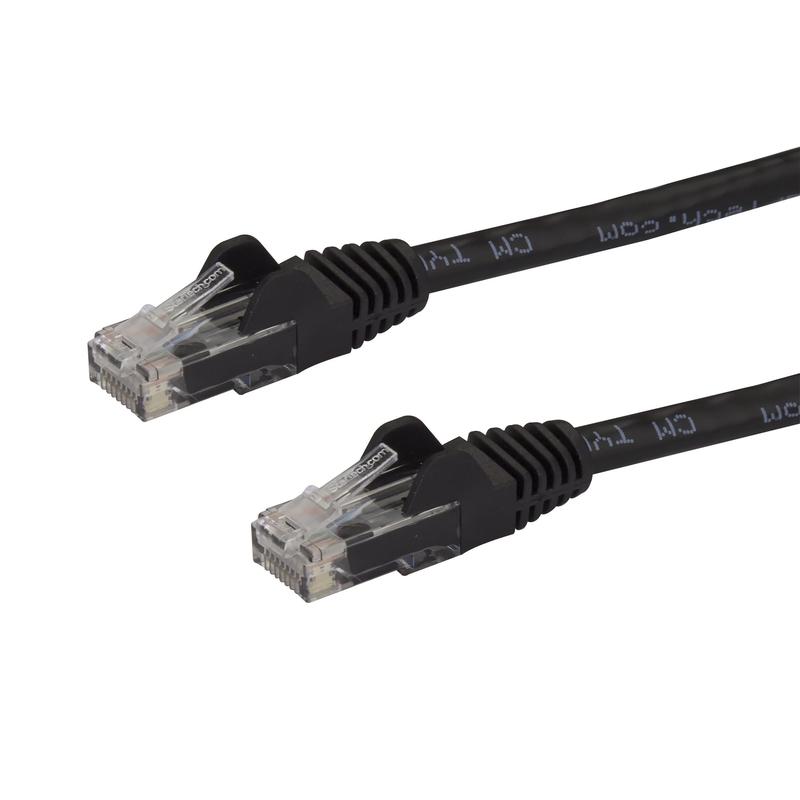 1.5m CAT6 Black GbE UTP RJ45 Patch Cable
