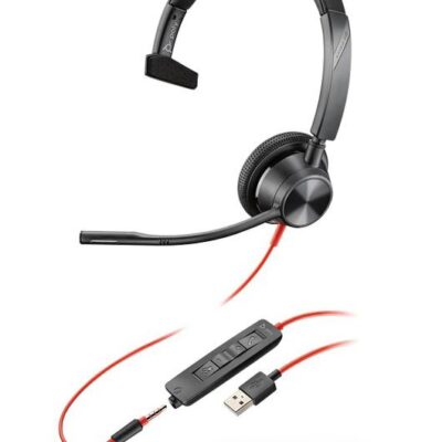 Poly Blackwire 3315 USB A Wired Headset
