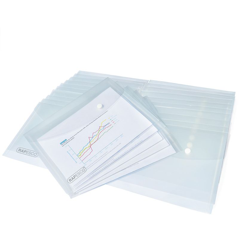 Clear Popper Wallet A5 PK25