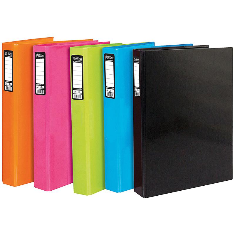 Pukka Brights Binder A4 Assorted BX10