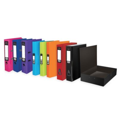 Pukka Brights Box File FS Assorted BX10