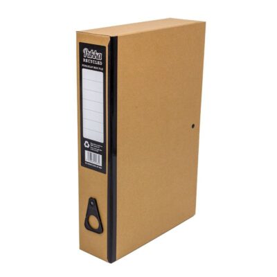 Pukka Recycled Kraft FScap Box File PK8