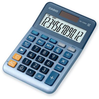 Casio MS-120EM 12 Digit Desk Calculator