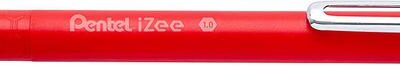 Pentel IZEE Ballpen 1.0 RETRACT RD PK12