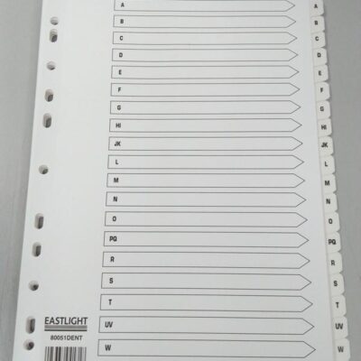 ValueX Index Mylar A-Z A4 WH