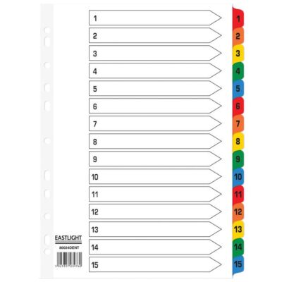 ValueX Index Mylar 1-15 A4