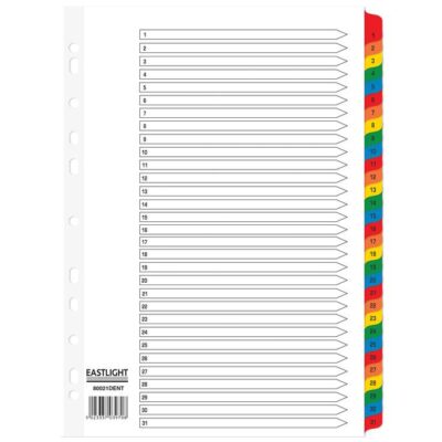 ValueX Index Mylar 1-31 A4