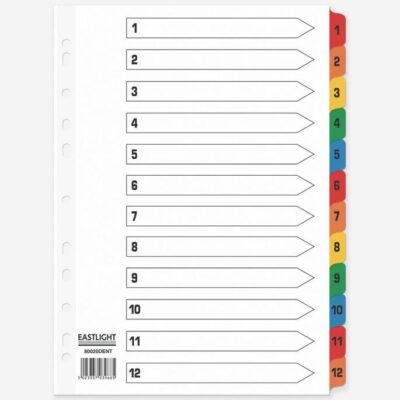 ValueX Index Mylar 1-12 A4