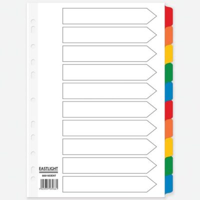 ValueX Divider Mylar 10 Part A4