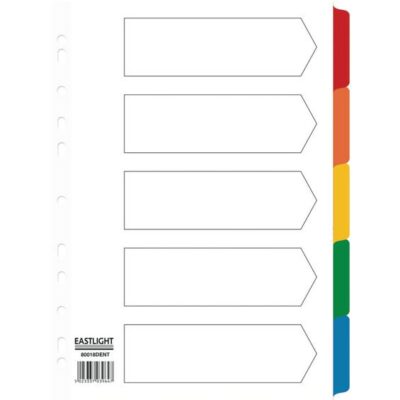 ValueX Divider Mylar 5 Part A4
