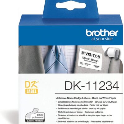P TOUCH BK ON WHITE 60MM X 86MM 260LABEL