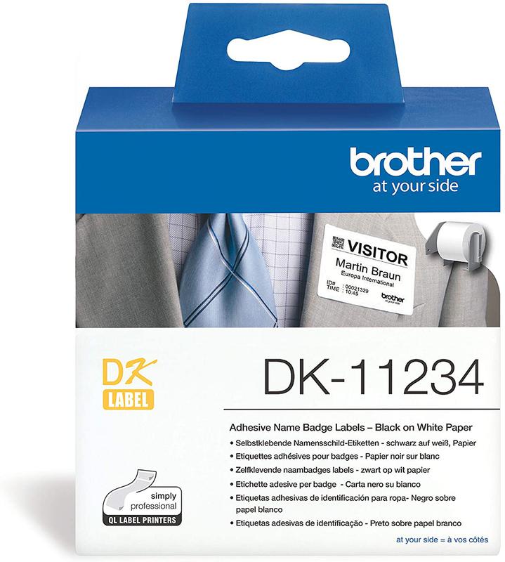 P TOUCH BK ON WHITE 60MM X 86MM 260LABEL