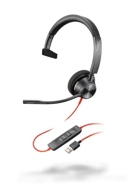 Poly Blackwire 3310 USB A Wired Headset