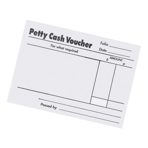 ValueX Petty Cash Pads 80 sheets PK5