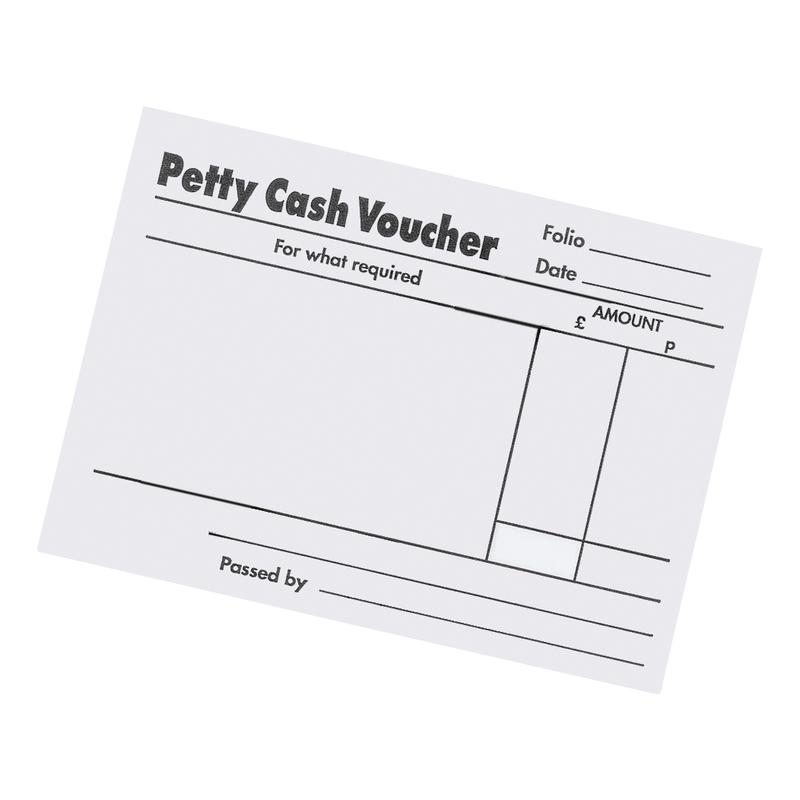 ValueX Petty Cash Pads 80 sheets PK5
