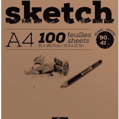 Sketch Wirebnd Pad A4 100sh White