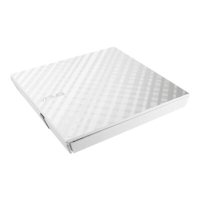 Slim DVDRW Optical Disk Drive USB2 White