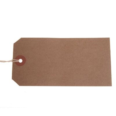 ValueX Strung Tag 120x60mm BF PK1000