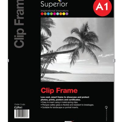 A1 Seco Clip Frame Perspex Safety Glass
